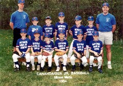 Bens Canandaigua Jr Baseball- Minor Mets